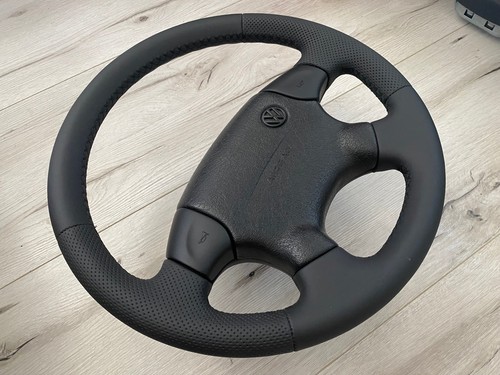 Top leather steering wheel - , vw