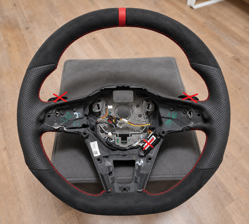 Alcantara steering wheel for - wheel,